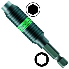 Держатель для бит 1/4 дюйма, 75mm Wera Rapidaptor BiTorsion 897/4 R