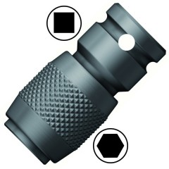 Переходник с квадрата 1/4 дюйма на шестигранник под биты 1/4 дюйма, 30mm Wera 784 A 1/4"
