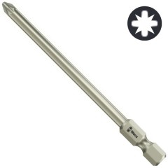 Бита крестовая из нержавеющей стали PZ1 x 89mm Wera 3855/4