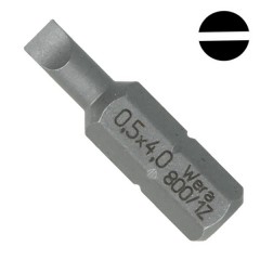 Бита шлицевая 0.5 x 4.0 x 25mm Wera 800/1 Z