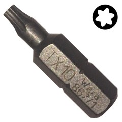 Бита звездочка TORX TX 10 x 25mm Wera 867/1