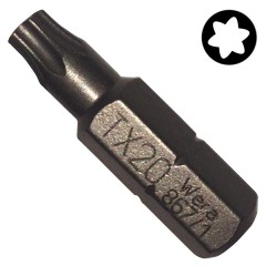 Бита звездочка TORX TX 20 x 25mm Wera 867/1