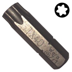 Бита звездочка TORX TX 40 x 25mm Wera 867/1