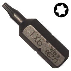 Бита звездочка TORX TX 6 x 25mm Wera 867/1