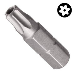 Бита звездочка с отверстием TORX BO TX 30 x 25mm Wera 867/1 Z