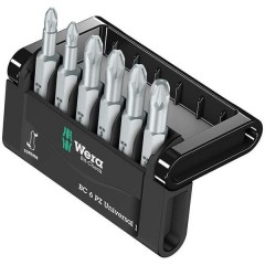 Набор крестовых бит Pozidriv 6 предметов Wera Bit-Check 6 PZ Universal 1