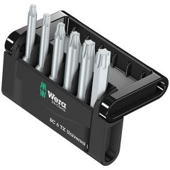 Набор бит звездочек TORX 6 предметов Wera Bit-Check 6 TX Universal 1