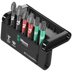 Набор ударных бит 6 предметов Wera Bit-Check 6 Impaktor 1