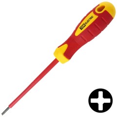 Отвертка крестовая диэлектрическая PH3x150 «ЭкспертЭлектрик» TDM VDE 1000В