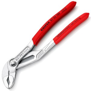 Клещи переставные Knipex Cobra® 1 1/2 дюйма 42мм хромированные 1-к ручки L-180мм
