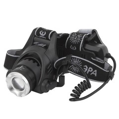 Фонарь ЭРА GA-805 Налобный 5W CREE, Li-Ion аккумулятор 2,5Ач, регулировка фокуса, USB 5056183798512