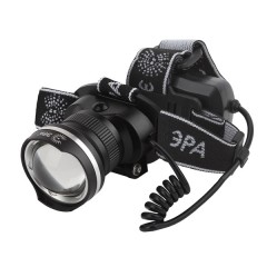 Фонарь ЭРА GA-806 Налобный 5W CREE, регулировка фокуса Li-Ion аккумулятор 2,5Ач, USB 5056183798543