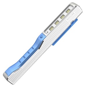 Фонарь инспекционный LPL28RECHX1 LED переноска (АКБ 220/100V) Penlight Silver (4 LuxeonRebel, с/о 14
