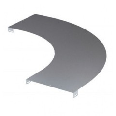 Крышка на угол горизонтальный 90°, основание 300, R600, цинк-ламельная Крышка на угол горизонтальный 90°, основание 300, R600, цинк-ламельная