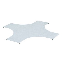 Крышка на X-ответвитель основание 400, R300, горячеоцинкованная