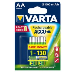 Аккумулятор AA VARTA ACC.R2U/RECH.A.POW. HR6 2100мАч (упаковка 2шт) 4008496849260