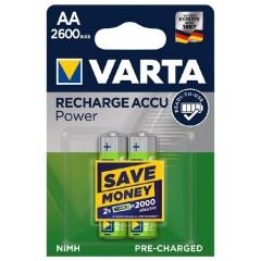 Аккумулятор AA VARTA ACC.R2U/RECH.A.POW. HR6 2600мАч (упаковка 2шт) 4008496745937