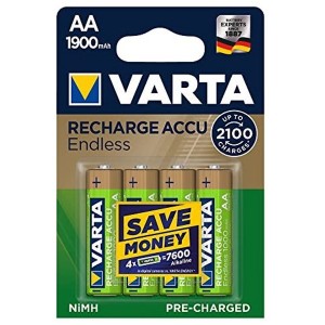 Аккумулятор AA VARTA ENDLESS ENERGY HR6 1900mAh (упаковка 4шт) 4008496928217