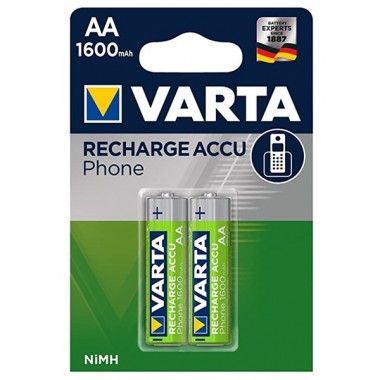 Купить Аккумулятор AA VARTA Phone Power HR6 1600мАч (упаковка 2шт) 4008496330904