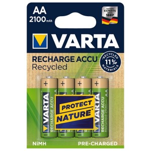 Аккумулятор AA VARTA RECYCLED ACCU HR6 2100mAh (упаковка 4шт) 4008496931583