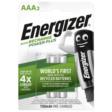 Купить Аккумулятор ENERGIZER Power Plus NH12/AAA 700mAh (упаковка 2шт)