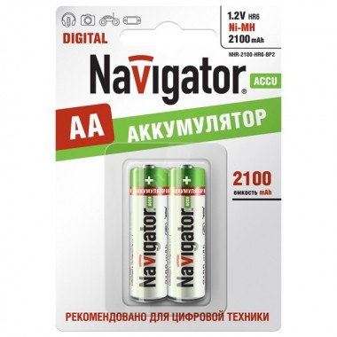 Купить Аккумулятор Navigator AA 94 463 NHR-2100-HR6-BP2