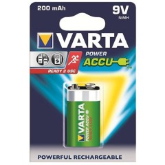 Аккумулятор крона VARTA ACC.R2U/RECH.A.POW. HR9V 200мАч  (упаковка 1шт) 56722 550814