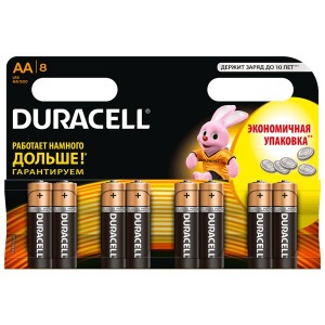 Батарейка AA Duracell LR6-8BL Ultra Power MN1500 (упаковка 8 шт) 5000394063051