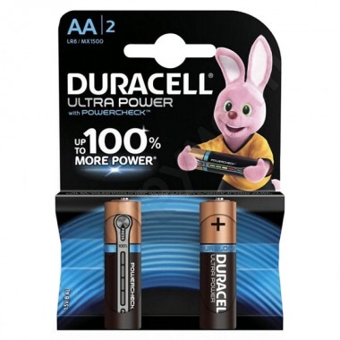 Купить Батарейка AA Duracell LR6L Ultra Power MN1500 (упаковка 2 шт) 5000394058712