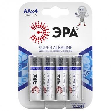 Отзывы Батарейка AA ЭРА LR6-4BL (упаковка 4 шт) 5055398600849