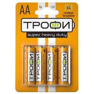 Батарейка AA Трофи R6-4BL (упаковка 4шт) 5055287103161