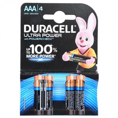 Отзывы Батарейка AAA Duracell LR03-4BL MN2400 Ultra Power (упаковка 4 шт) 5000394062931