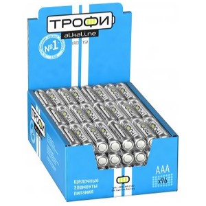 Батарейка AAA Трофи LR03-4S promo-box (упаковка 96шт) 5055945520828