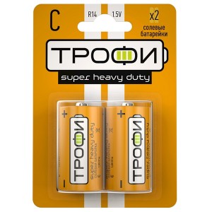 Батарейка C Трофи R14-2BL (упаковка 2шт) 5055945558739