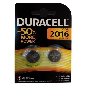 Батарейка Duracell 2016 DL/CR 3V Lithium (упаковка 2шт) 045736
