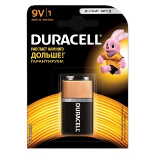 Батарейка Duracell "крона" 9V 6LP3146 BASIC MN1604 (упаковка 1шт) 066267