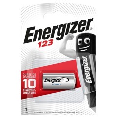 Батарейка ENERGIZER Lithium CR123/123/CR123A (упаковка 1шт)