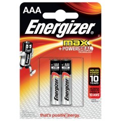 Батарейка ENERGIZER MAX LR03/E92/AAA (упаковка 2шт)