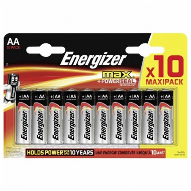 Купить Батарейка ENERGIZER MAX LR6/E91/AA (упаковка 10шт)