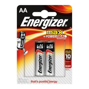 Батарейка ENERGIZER MAX LR6/E91/AA (упаковка 2шт)