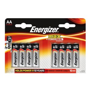 Батарейка ENERGIZER MAX LR6/E91/AA (упаковка 8шт)