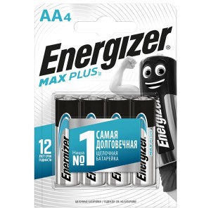 Батарейка ENERGIZER Max Plus LR6/AA/E91 (упаковка 4шт)