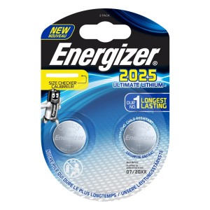Батарейка ENERGIZER Ultimate Lithium CR2025 (упаковка 2шт)