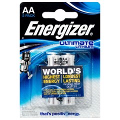 Батарейка ENERGIZER Ultimate Lithium FR6/L91/AA (упаковка 2шт)