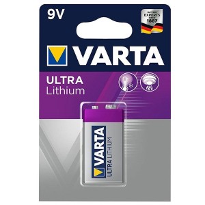 Батарейка Крона VARTA LITHIUM/ULTRA LITHIUIM 9V (упаковка 1шт) 4008496675265