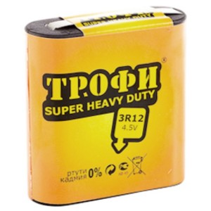 Батарейка Трофи 3R12-1S (упаковка 1шт) 5060138472211