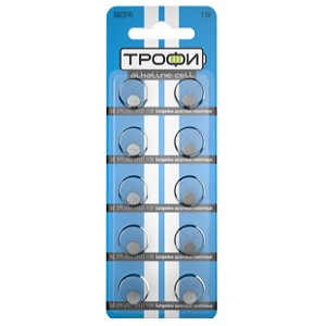 Батарейка Трофи G0 (379) LR512, LR63 (упаковка 10шт) 5060138476486