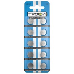 Батарейка Трофи G13 (357) LR1154, LR44 (упаковка 10шт) 5060138476639