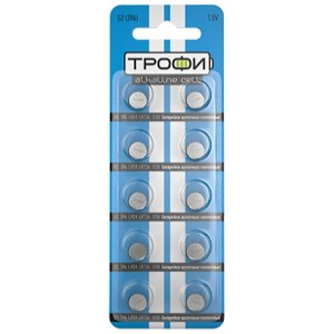 Батарейка Трофи G2 (396) LR726, LR59 (упаковка 10шт) 5060138476660