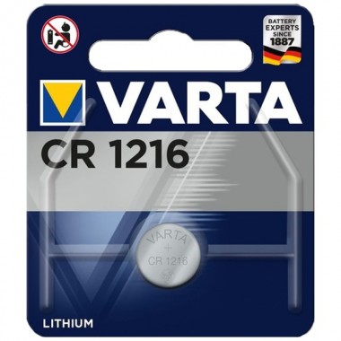 Отзывы Батарейка VARTA ELECTRONICS CR 1216 (упаковка 1шт) 4008496270705